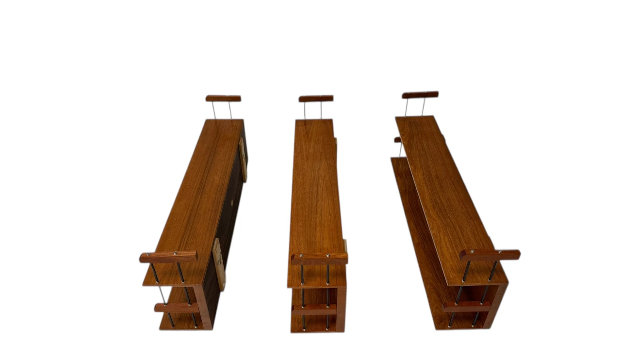 Mid-Century Modern Wall Mounted Shelf by Walter Wirtz for Wilhelm Renz, 1960s